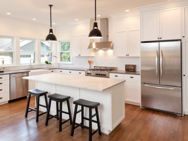 a clean kitchen